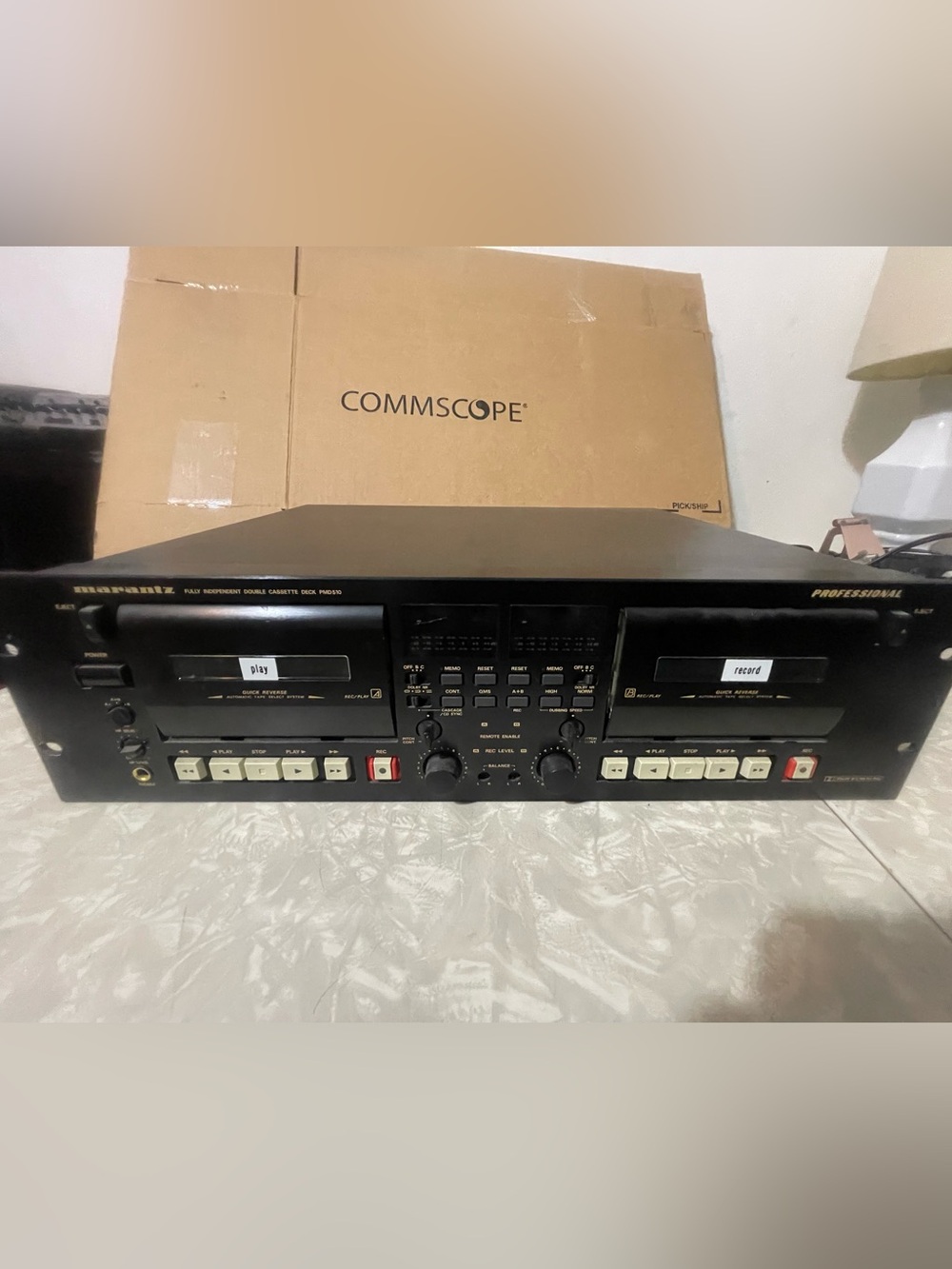 Marantz PMD510 Double Cassette Deck - Black
